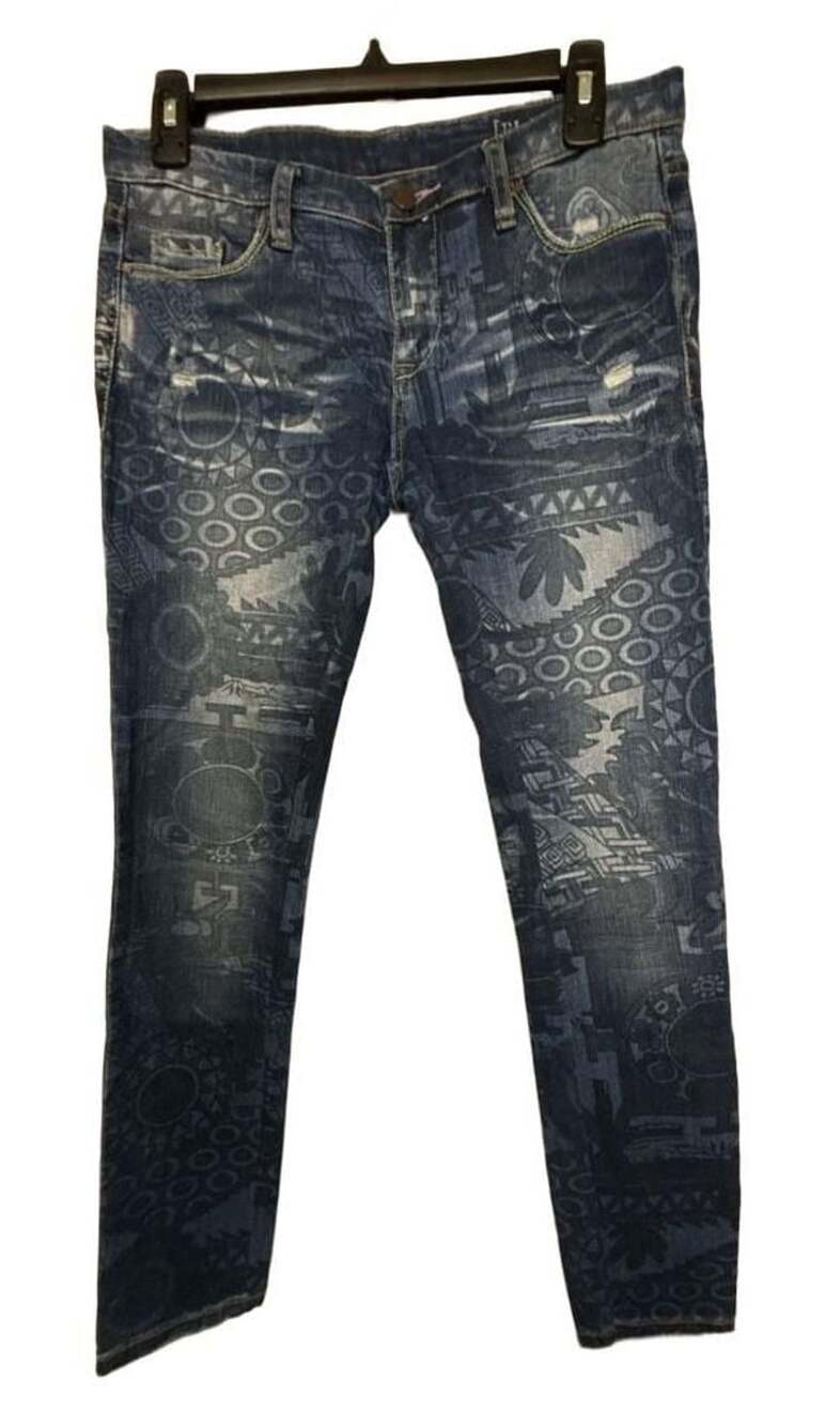 BLANKNYC Printed Skinny Jeans Size 28